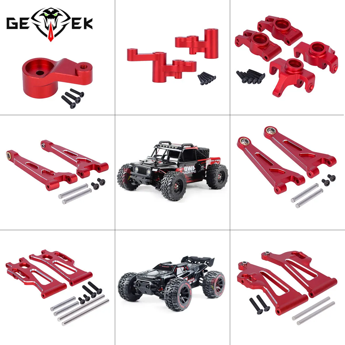 Rc Hobby Kit - طقم أذرع التوجيه الأمامية والخلفية من