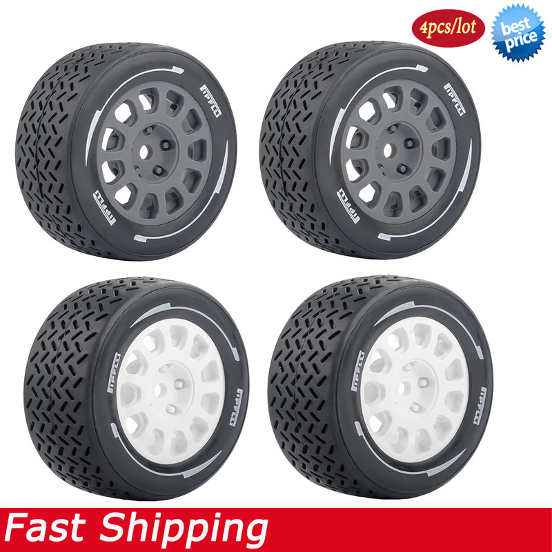 Wheel Rim Rc - 4 قطع إطارات مطاطية عالية التماسك
