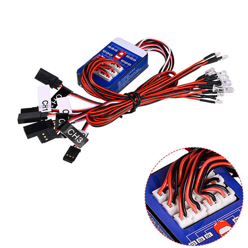 Rc Hobby Kit - نظام إضاءة RC بـ 12 مصباح