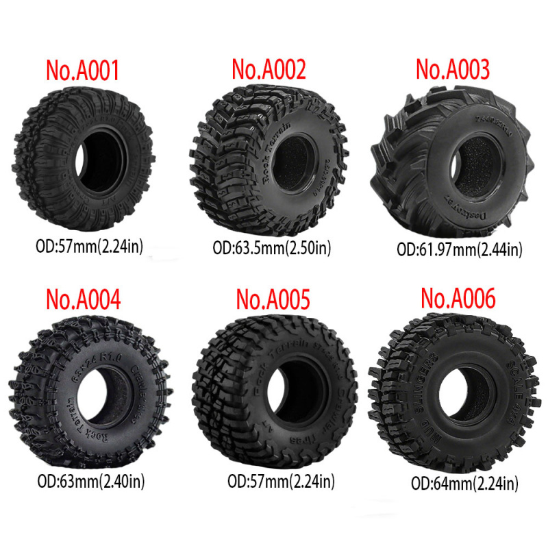 Wheel Rim Rc - 4 قطع إطارات وعجلات RC بحجم