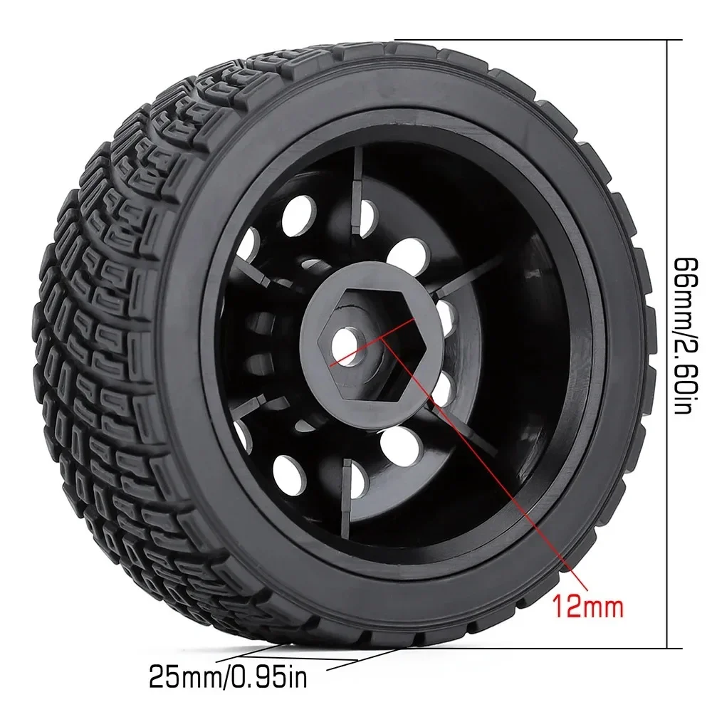 4 قطع إطارات مطاطية للسيارات ا - مراجعة Wheel Rim Rc وسعره