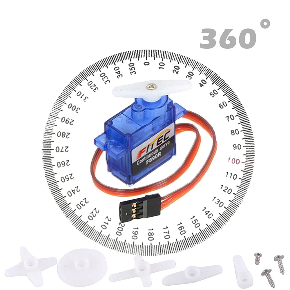 Feetech Mini FS90R مايكرو سيرف - مراجعة Rc Hobby Products وسعره