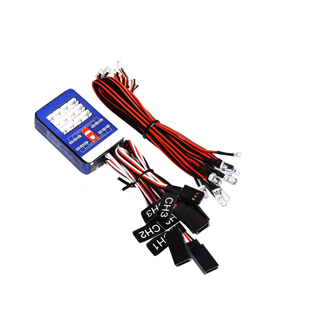 نظام إضاءة LED لسيارة التحكم ع - مراجعة Rc Hobby France وسعره