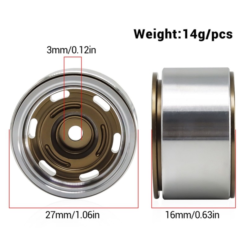 طقم إطارات سيارة RC مقاس 1.0 ب - مراجعة Wheel Rim Rc وسعره