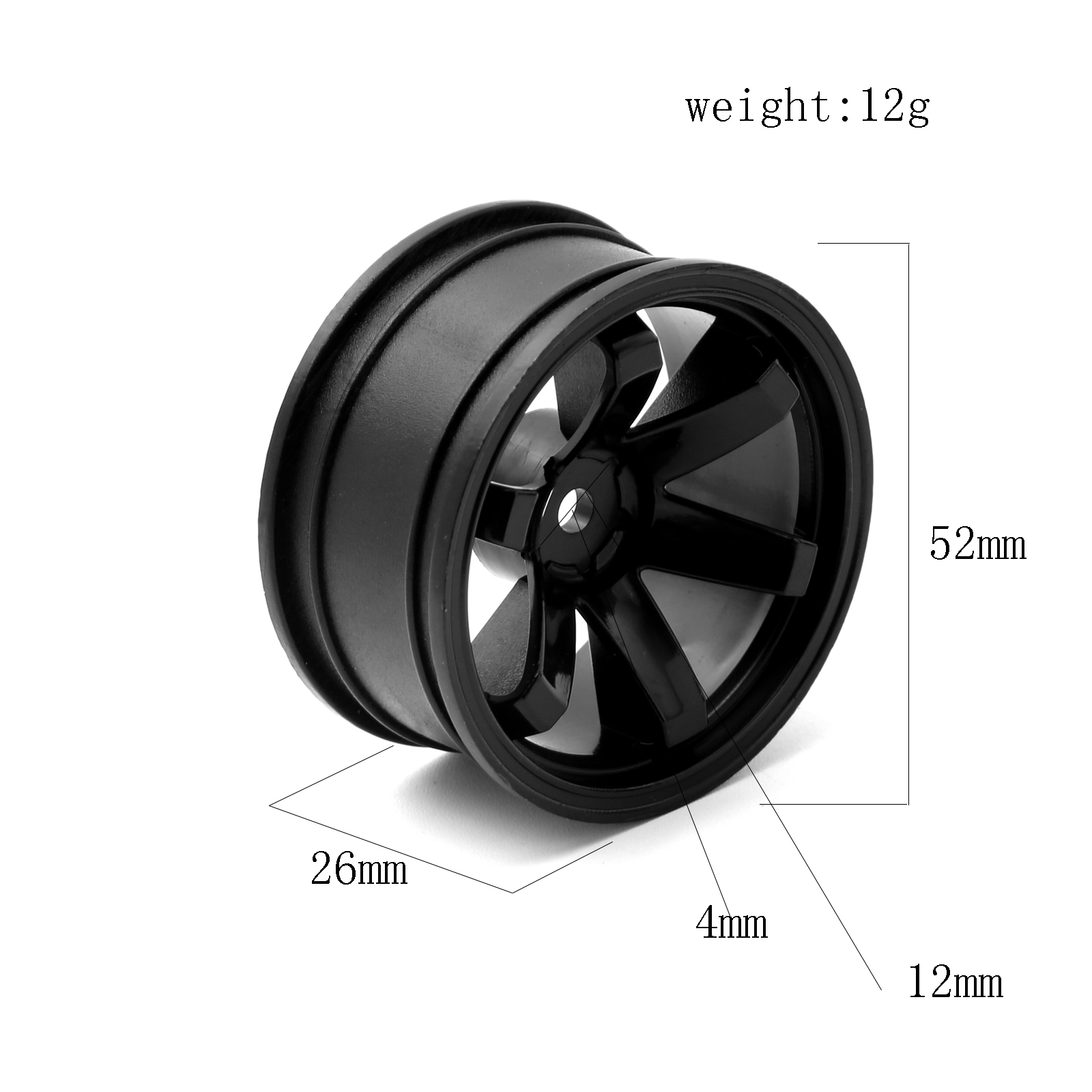 محور العجلة البلاستيكية لإطارا - مراجعة Rc Hobby Products وسعره