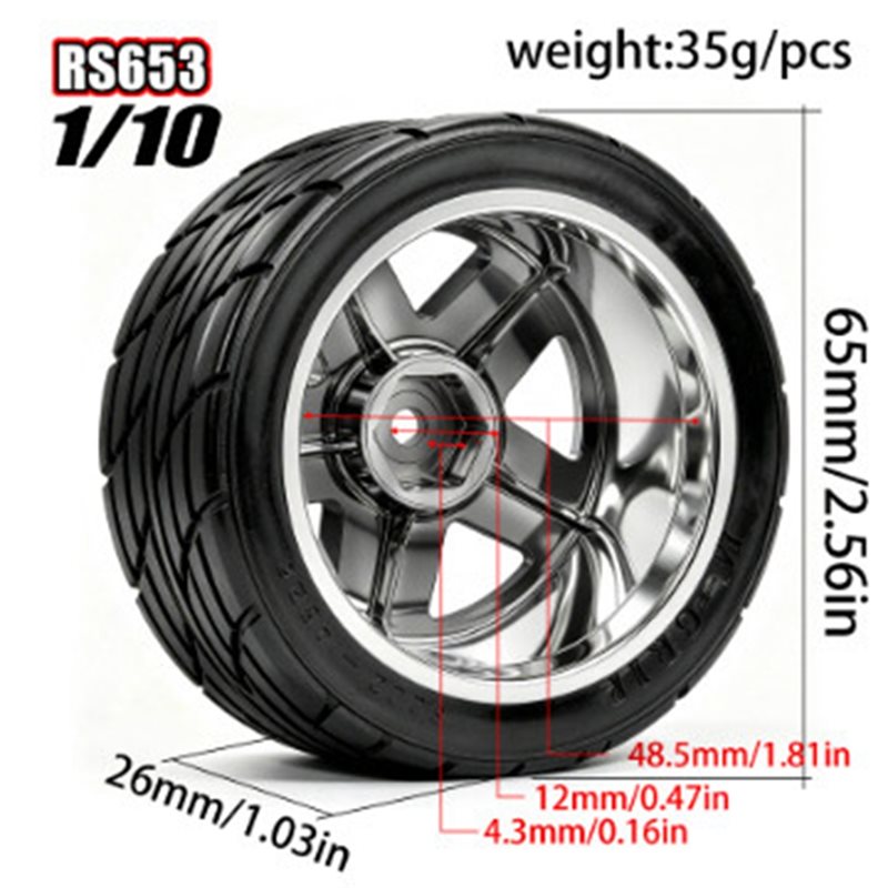 إطارات سباق مسطحة للطرق الوعرة - مراجعة Wheel Rim Rc وسعره